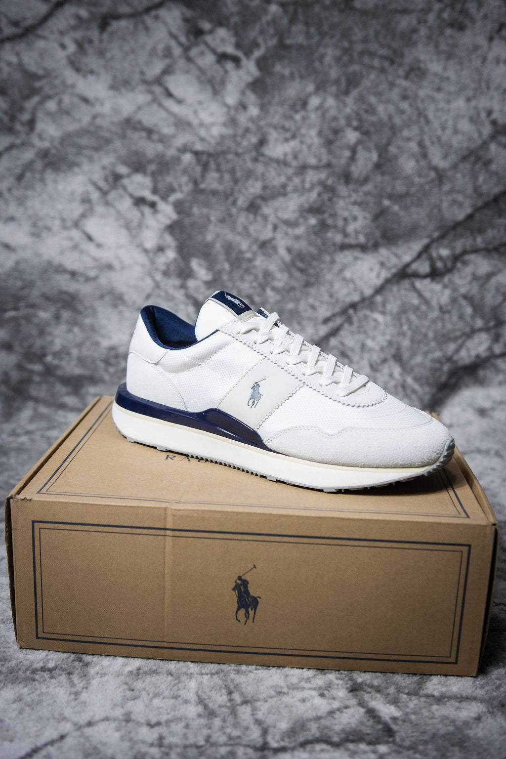 Teniși Polo Ralph Lauren bleumarin