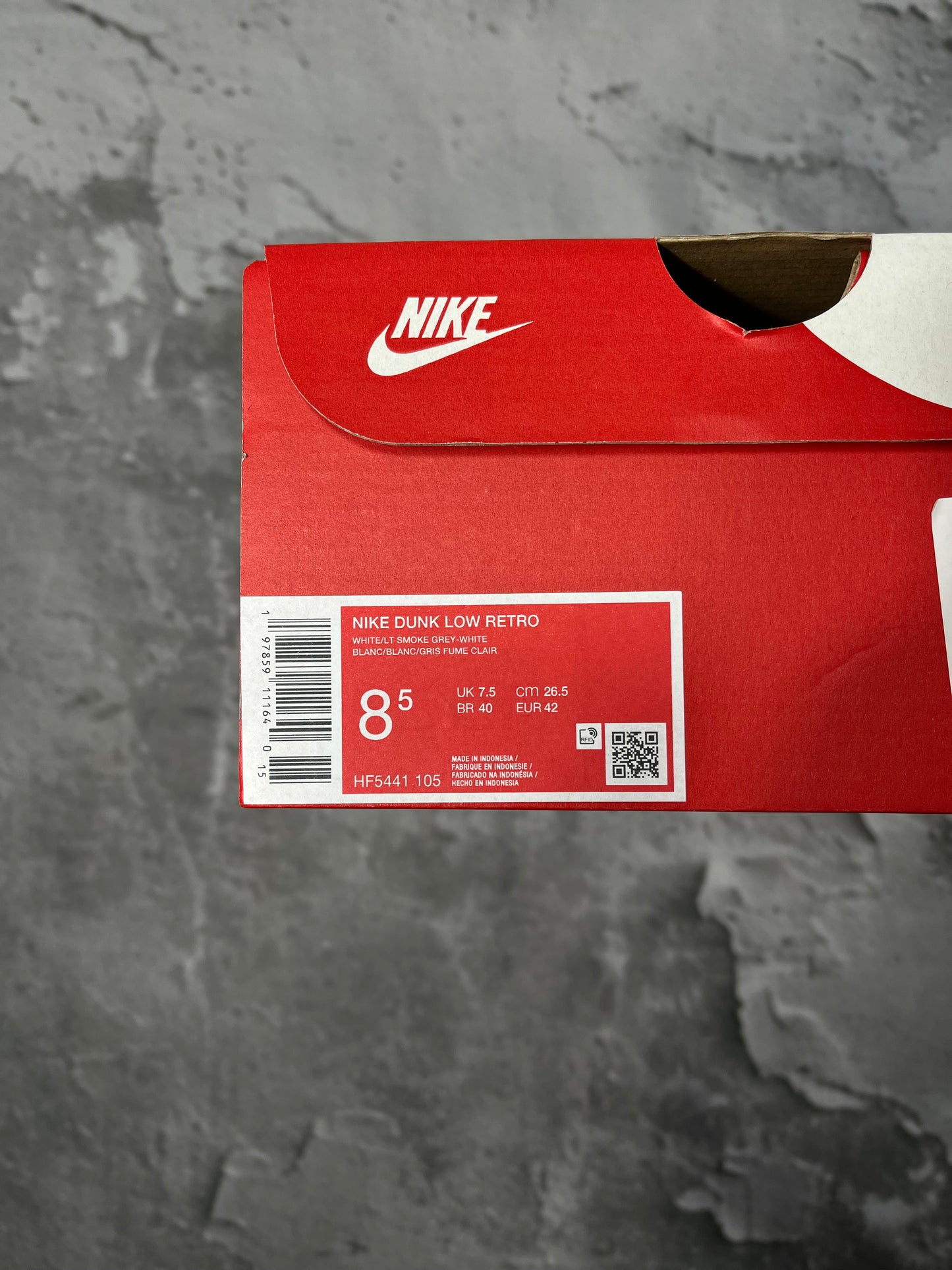 Nike Dunk Low Retro "White Smoke Grey"