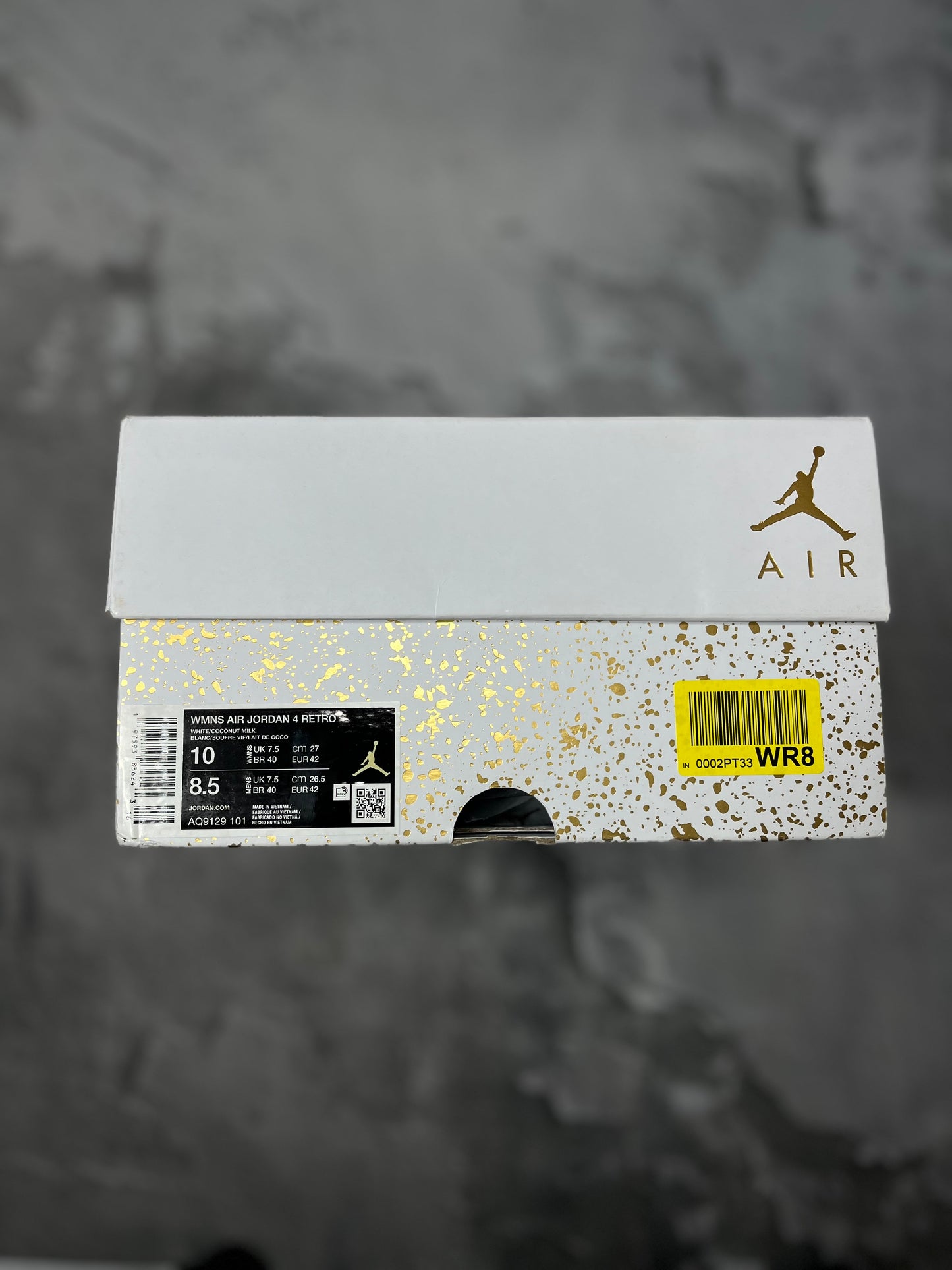 Jordan 4 Retro Vivid Sulfur W